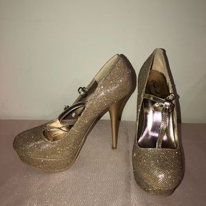 Glitter heels